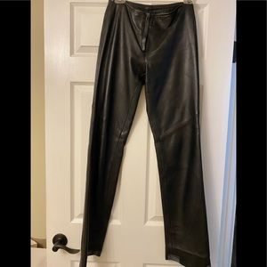 Black Leather Pants